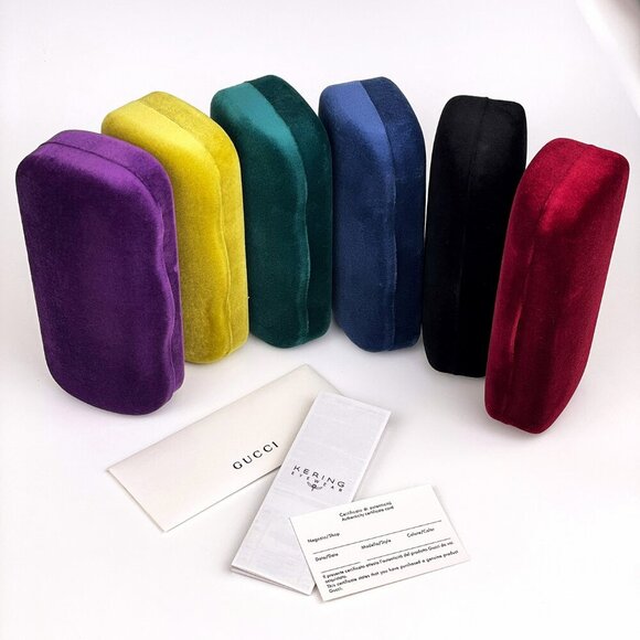 Gucci GG1722SA 001 BRAND NEW Sunglasses Shiny Black Grey Unisex Oval - Picture 10 of 10